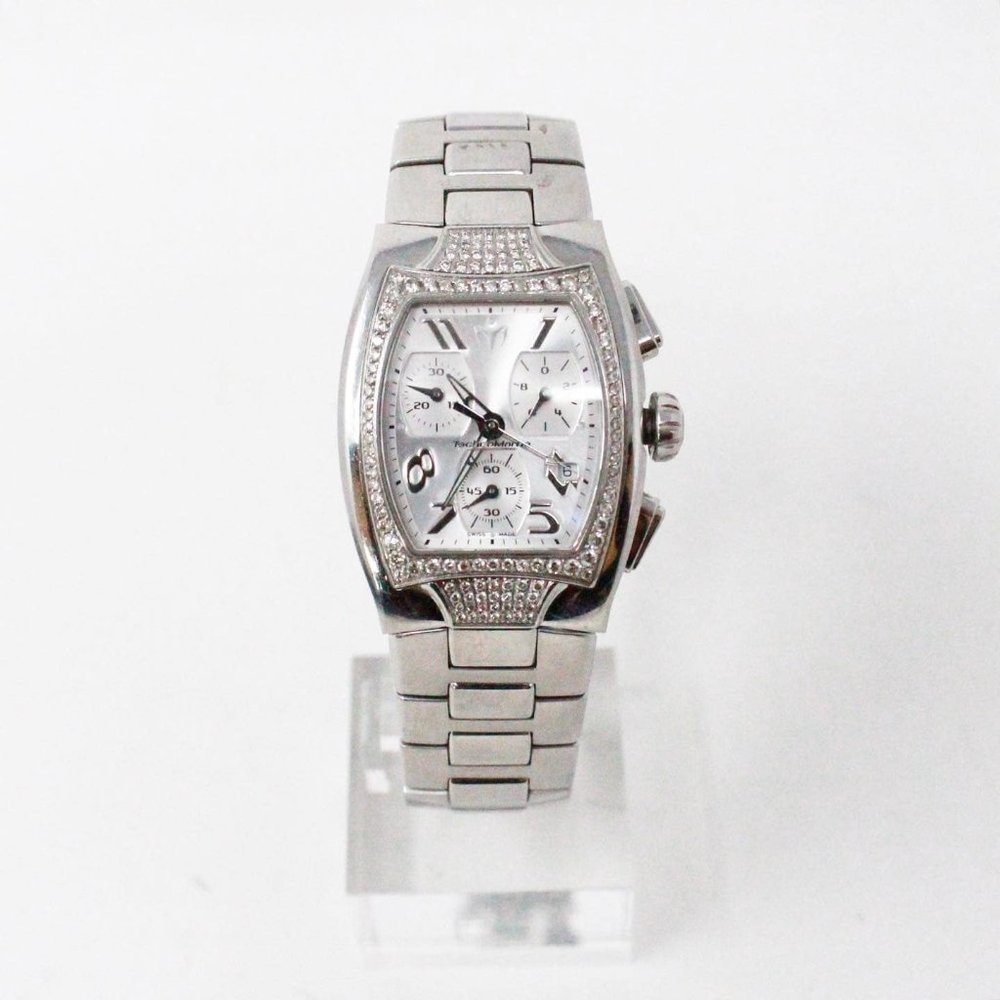 TECHNO MARINE #37261 Diamond Stainless Steel Watch